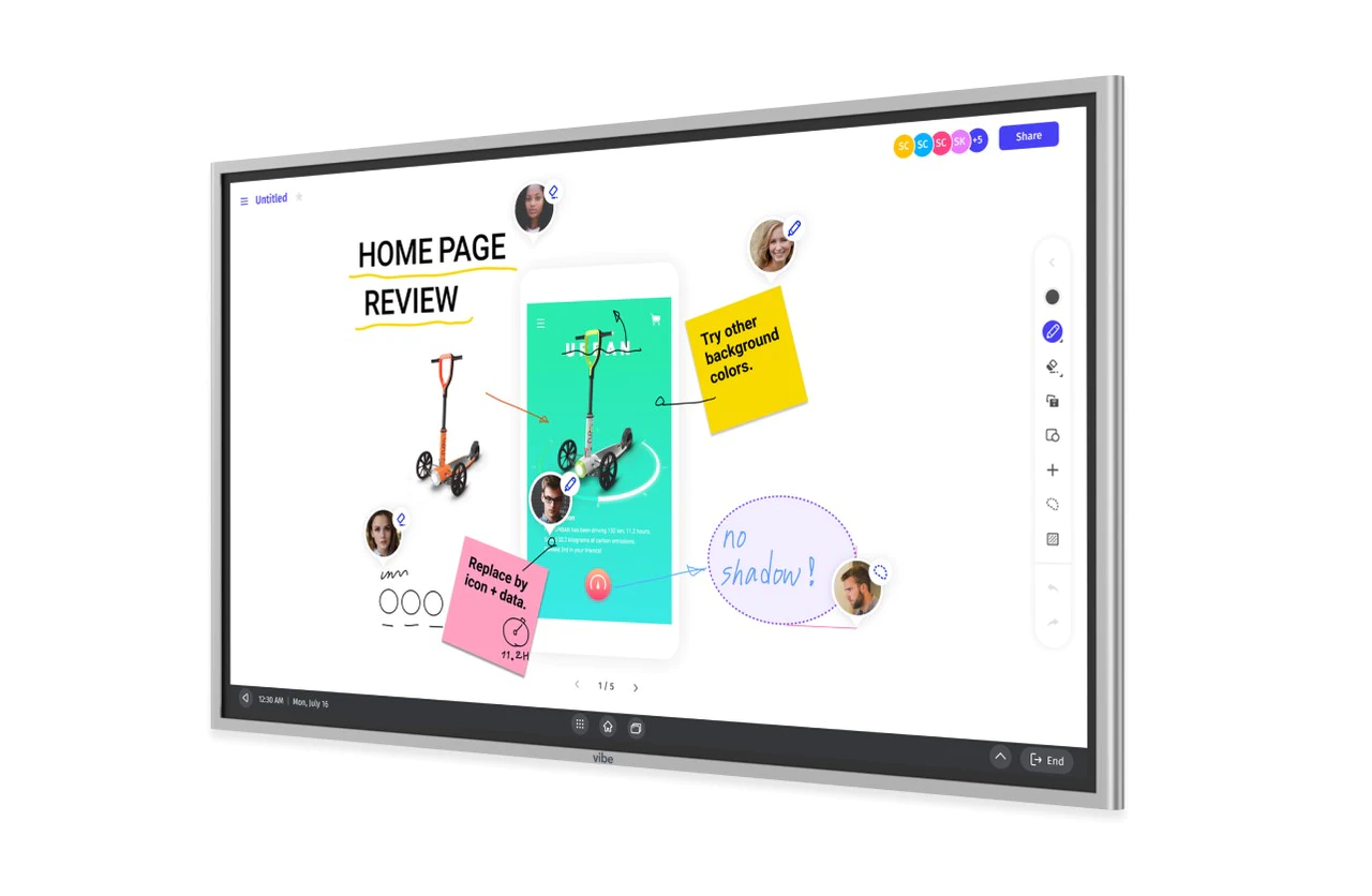 Digital Interactive Whiteboard